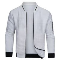 Pikowana bluza zimowa męska na zamek - Carter Back