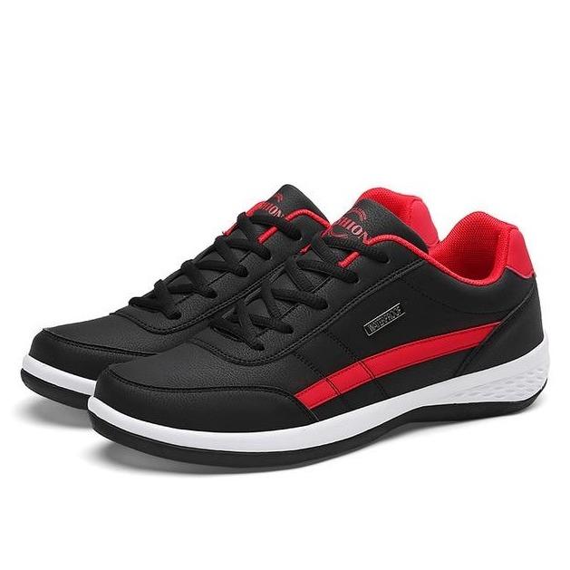 Low-top orthopedic lace-up sneakers