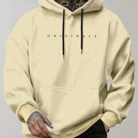 Streetwearowa bluza zimowa męska z kapturem - Cole Detail