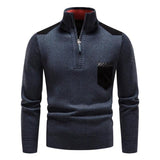 Pull pour homme à col montant zippé - Felix